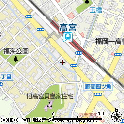 西日本シティ銀行高宮支店周辺の地図