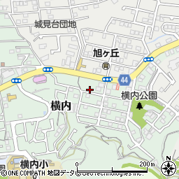 高知県高知市横内42周辺の地図