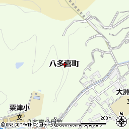 愛媛県大洲市八多喜町周辺の地図