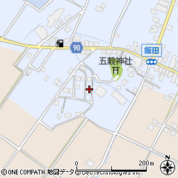 福岡県嘉麻市飯田242-8周辺の地図