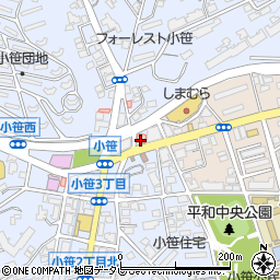 明光義塾小笹教室周辺の地図