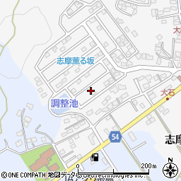 福岡県糸島市志摩師吉56-54周辺の地図