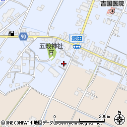 福岡県嘉麻市飯田212周辺の地図