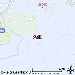 高知県安芸郡芸西村久重周辺の地図