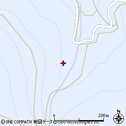 櫛生川周辺の地図