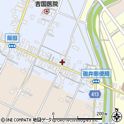 福岡県嘉麻市飯田48-1周辺の地図