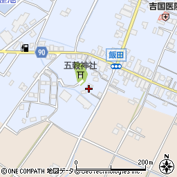福岡県嘉麻市飯田212-1周辺の地図