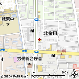 ガスト　高知北金田店周辺の地図