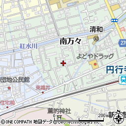高知県高知市南万々157-7周辺の地図