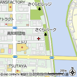 高知県高知市南久保7周辺の地図