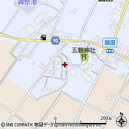 福岡県嘉麻市飯田242-6周辺の地図