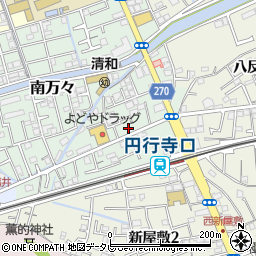 高知県高知市南万々98-24周辺の地図