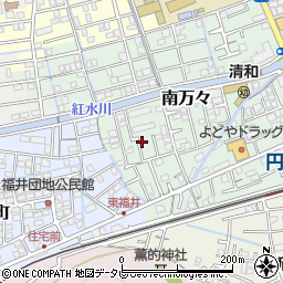 高知県高知市南万々162-12周辺の地図