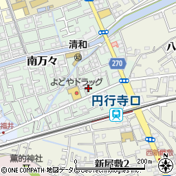 高知県高知市南万々98-20周辺の地図