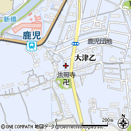 ローソン高知大津鹿児店周辺の地図