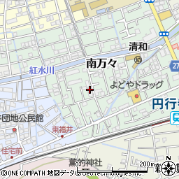 高知県高知市南万々157-18周辺の地図