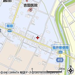 福岡県嘉麻市飯田51周辺の地図