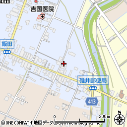 福岡県嘉麻市飯田18-1周辺の地図