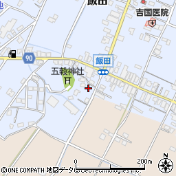 福岡県嘉麻市飯田211-10周辺の地図