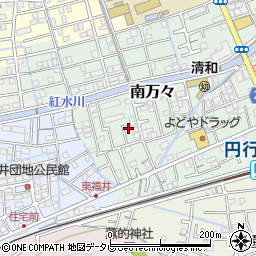 高知県高知市南万々157周辺の地図