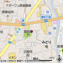 福岡県福岡市早良区原周辺の地図
