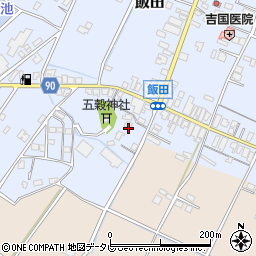 福岡県嘉麻市飯田211-7周辺の地図