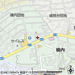 高知県高知市横内96周辺の地図