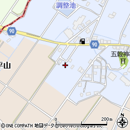 福岡県嘉麻市飯田251-10周辺の地図