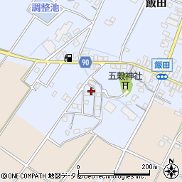 福岡県嘉麻市飯田242-29周辺の地図