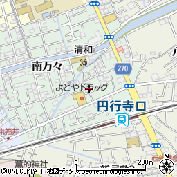 高知県高知市南万々98-30周辺の地図
