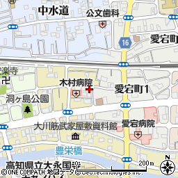 高知県高知市寿町8-16周辺の地図