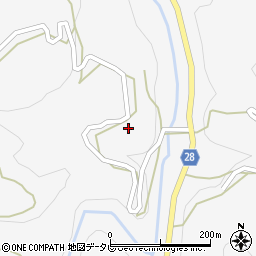 愛媛県大洲市豊茂177周辺の地図