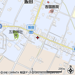 福岡県嘉麻市飯田194周辺の地図