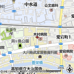 高知県高知市寿町周辺の地図