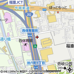 九州鴻池グループ　こうのいけ・理容福重店周辺の地図