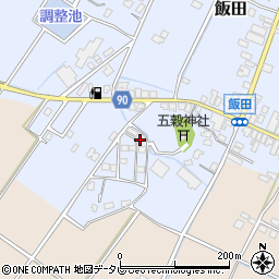 福岡県嘉麻市飯田242-4周辺の地図