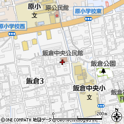 福岡市飯倉中央公民館周辺の地図