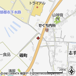 大分県豊後高田市磯町1324-1周辺の地図