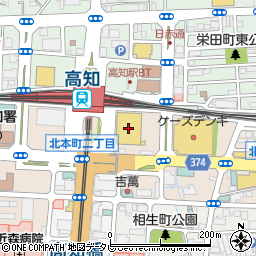 ホームセンターコーナン高知駅前店周辺の地図