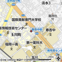 株式会社イナホ福岡周辺の地図