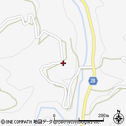 愛媛県大洲市豊茂172周辺の地図