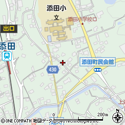福岡県田川郡添田町添田1305周辺の地図