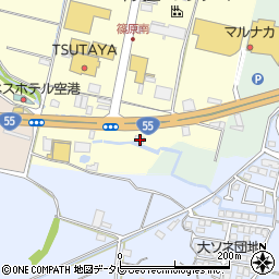 高知県南国市篠原57周辺の地図