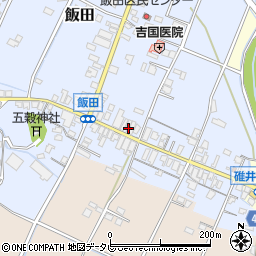 福岡県嘉麻市飯田186-1周辺の地図