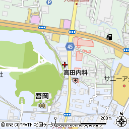 高知県南国市大そね乙周辺の地図