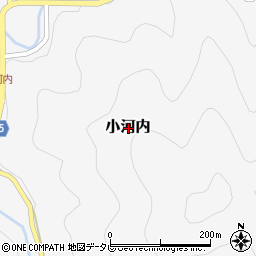 和歌山県西牟婁郡すさみ町小河内周辺の地図