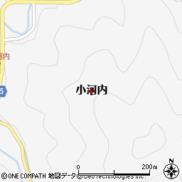 和歌山県すさみ町（西牟婁郡）小河内周辺の地図