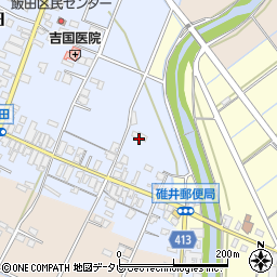 福岡県嘉麻市飯田16周辺の地図