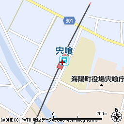 宍喰駅周辺の地図
