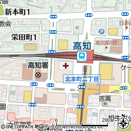高知県観光コンベンション協会（公益財団法人）周辺の地図
